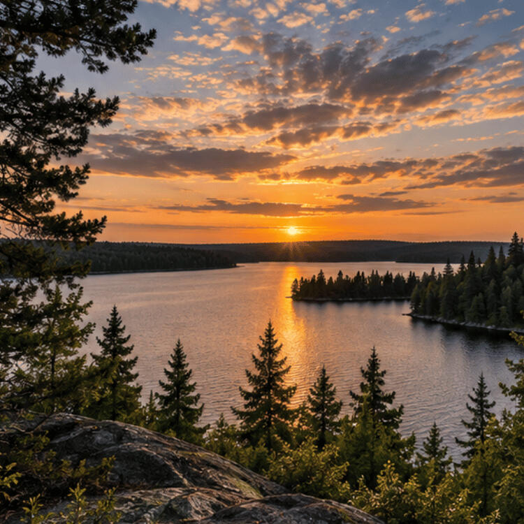 Kirkland Lake sunset Kirkland Lake sunset
